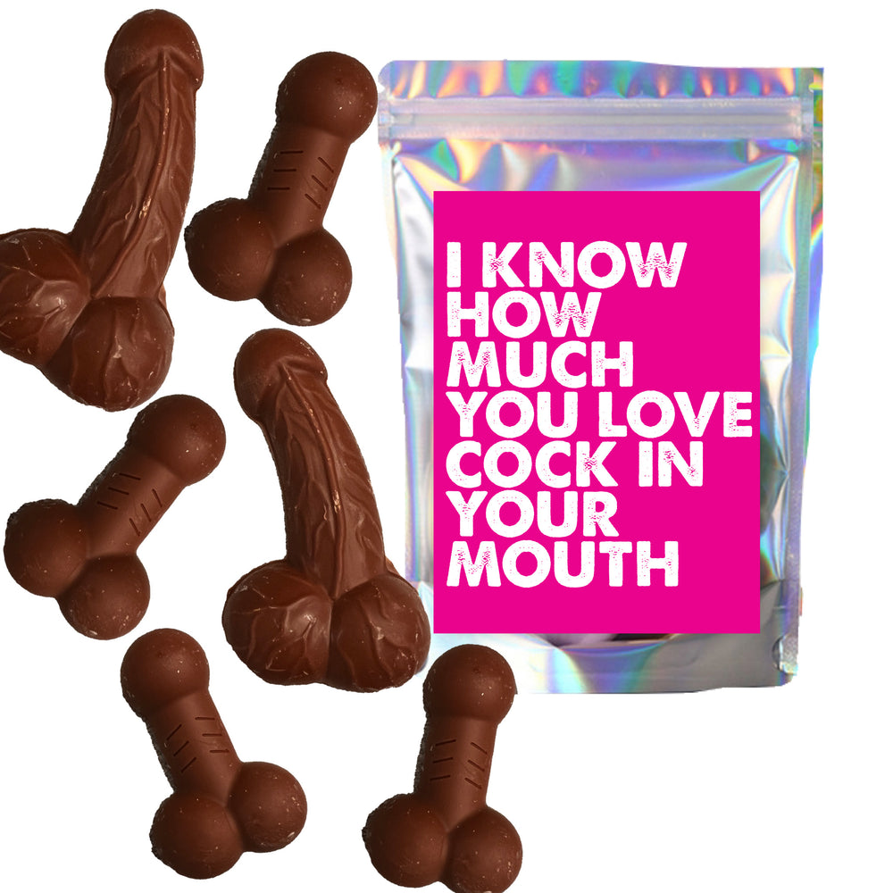 Bag Of Chocolate Dicks - Pink Love Cock #1 image